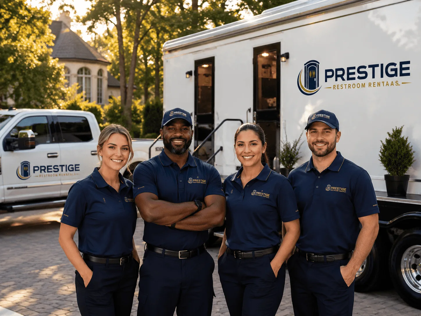 Trusted Luxury Portable Restrooms company in Almo, KY